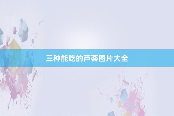 三种能吃的芦荟图片大全